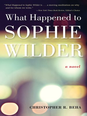 cover image of What Happened to Sophie Wilder